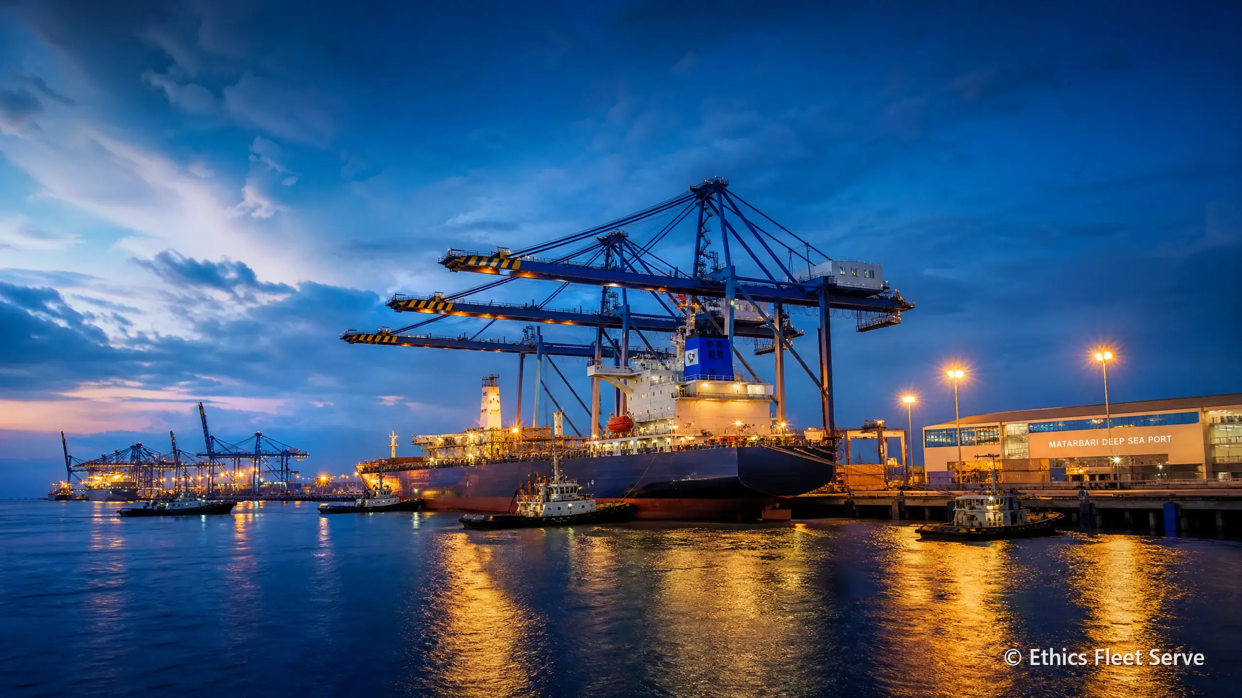 Matarbari deep sea port marine supply