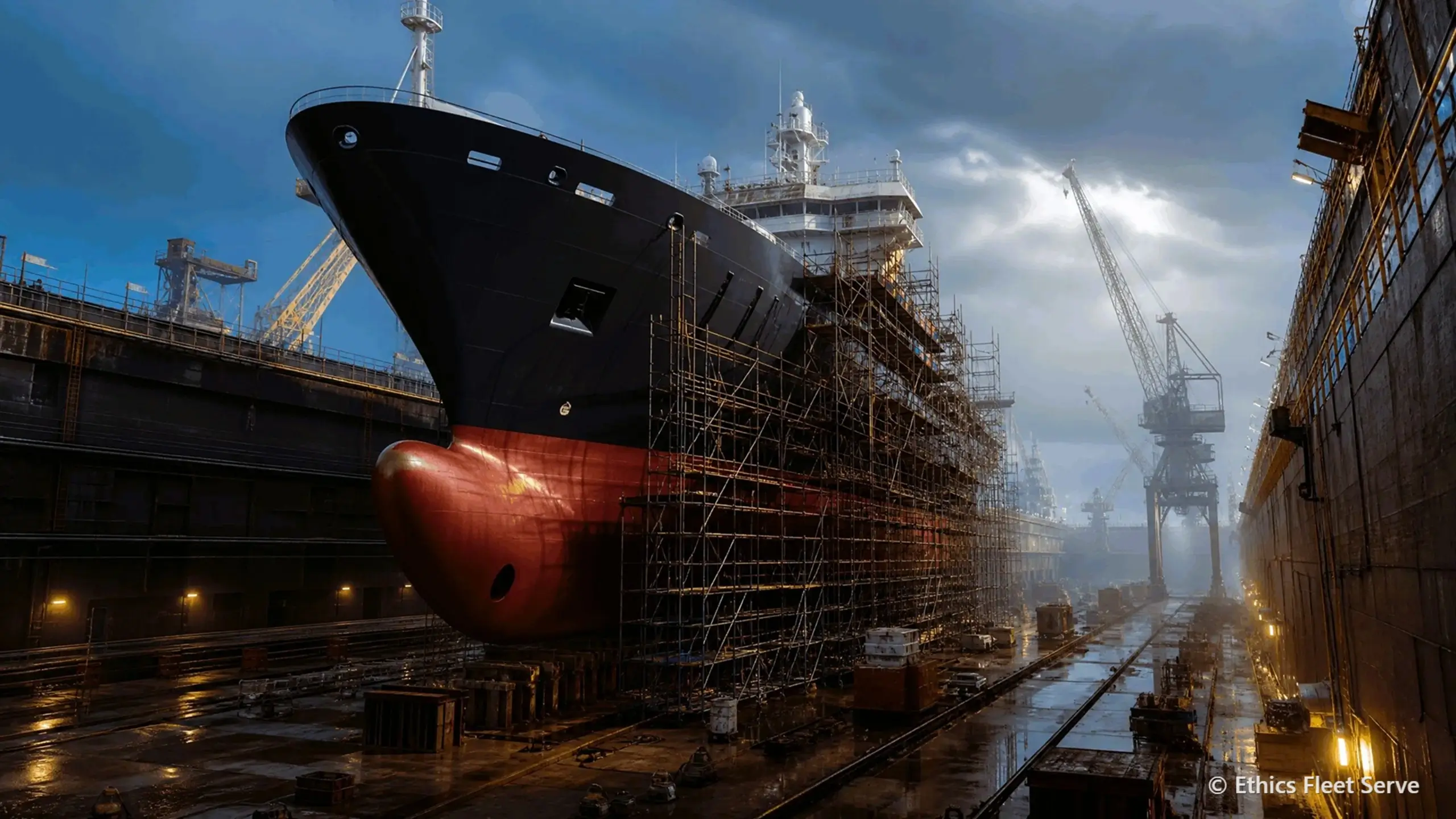 Certified ship repair and technical support services